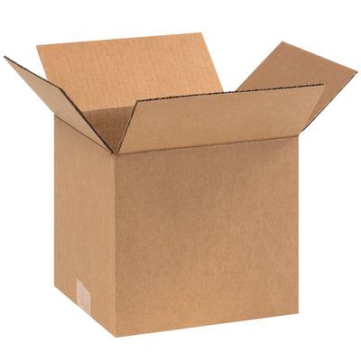 ECT-32 kraft corrugated boxes in 9"  8"  8" dimensions, sold as a convenient 25-box bundle. Engineered for standard-duty shipping and storage applications with proven stacking performance. Recyclable kraft construction keeps your supply chain eco-conscious without sacrificing durability.