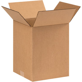 ECT-32 single-wall kraft corrugated boxes sized 9"  9"  11" for mid-weight product shipping and storage. Each 25-pack bundle offers consistent crush strength and stackability for warehouse operations. Recyclable kraft material reduces environmental impact while maintaining performance standards.