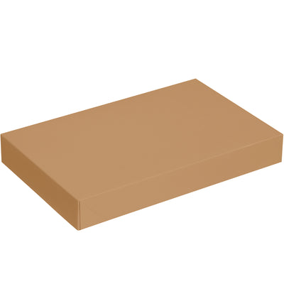 15x9.5x2" Kraft Apparel Boxes - Recycled Chipboard, Case of 100