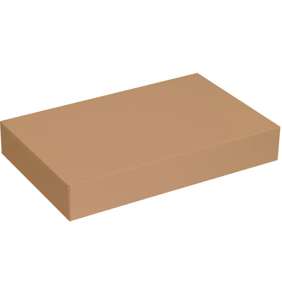 19x12x3 Kraft Apparel Boxes Recycled Chipboard - Case of 50