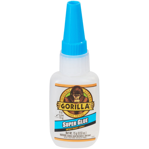 Gorilla Super Glue 0.5 oz delivers industrial-strength bonding in 30-60 seconds with zero clamping required‚perfect for high-volume repair operations. Each case includes 4 tubes with anti-clogging metal-pin caps and thicker formula for precision flow control. Impact-resistant rubber particle formula ensures durable repairs that withstand everyday stress and handling.