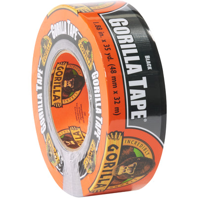 Gorilla® duct tape delivers industrial-strength adhesion for demanding packing line applications. The 17mil double-thick adhesive formula grips rough, uneven surfaces and weather-resistant backing withstands harsh warehouse conditions. Case of 1 roll–2" x 35 yards of reliable, hand-tearable tape for secure sealing.