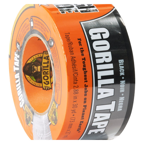 3 in x 30 yd 17 Mil Black Gorilla Duct Tape ADHGGT330