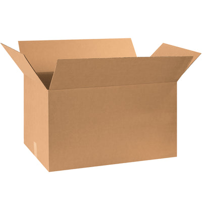 Consolidate multiple piece shipments into one protective container with these ECT-51 double wall corrugated boxes (30" x 17" x 17"). Built for bulky, irregularly shaped items that demand heavy-duty protection. Sold as a bundle of 5 kraft cartons.