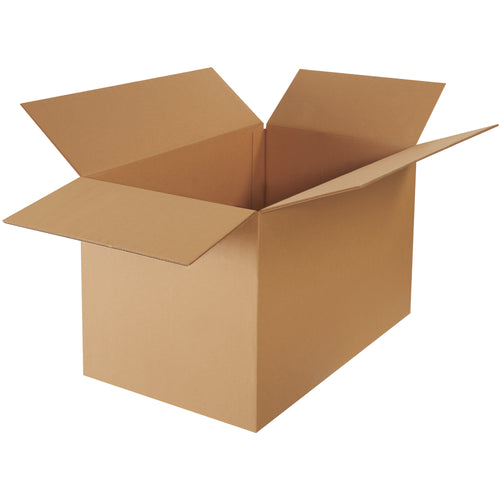 Consolidate multiple shipments with these 36x22x22 double wall corrugated boxes engineered for heavy loads. ECT-51 kraft construction delivers superior stacking strength and compression resistance for bulky, irregularly shaped items. Sold as a bundle of 5 cartons.