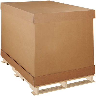 Maximize your warehouse efficiency with this 58x41x45" double wall corrugated box (ECT-51). Designed for consolidating multiple piece shipments and protecting bulky, irregularly shaped items, this heavy-duty carton reduces freight costs and improves stacking performance. Removable panels make packing and unpacking fast–perfect for high-volume fulfillment operations.