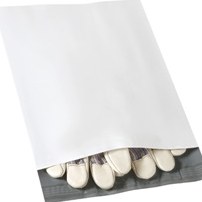 10x13 50% PCR Non-Perforated Lip Poly Mailers 1000/Case