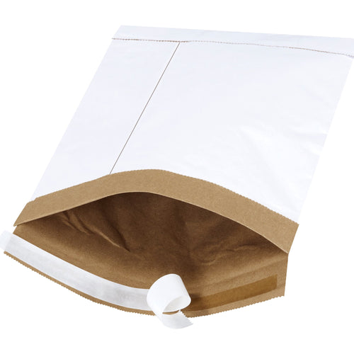 7.25x12 #1 White Self-Seal Padded Mailers 100/Case B804WSS - alias listing
