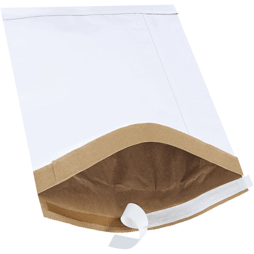 Professional white self-seal padded mailers (9.5x14.5