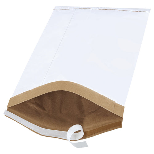 10.5x16 #5 White Fiber Padded Self-Seal Mailers 100-Pack B809WSS - alias listing