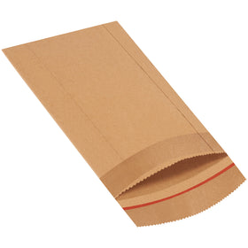 Professional-grade rigid mailers designed for e-commerce brands shipping lightweight products without additional stiffeners. Laminated fiberboard construction with high-strength self-seal flap protects contents from bending, creasing, and corner damage. Ready to use–simply insert items and fold.