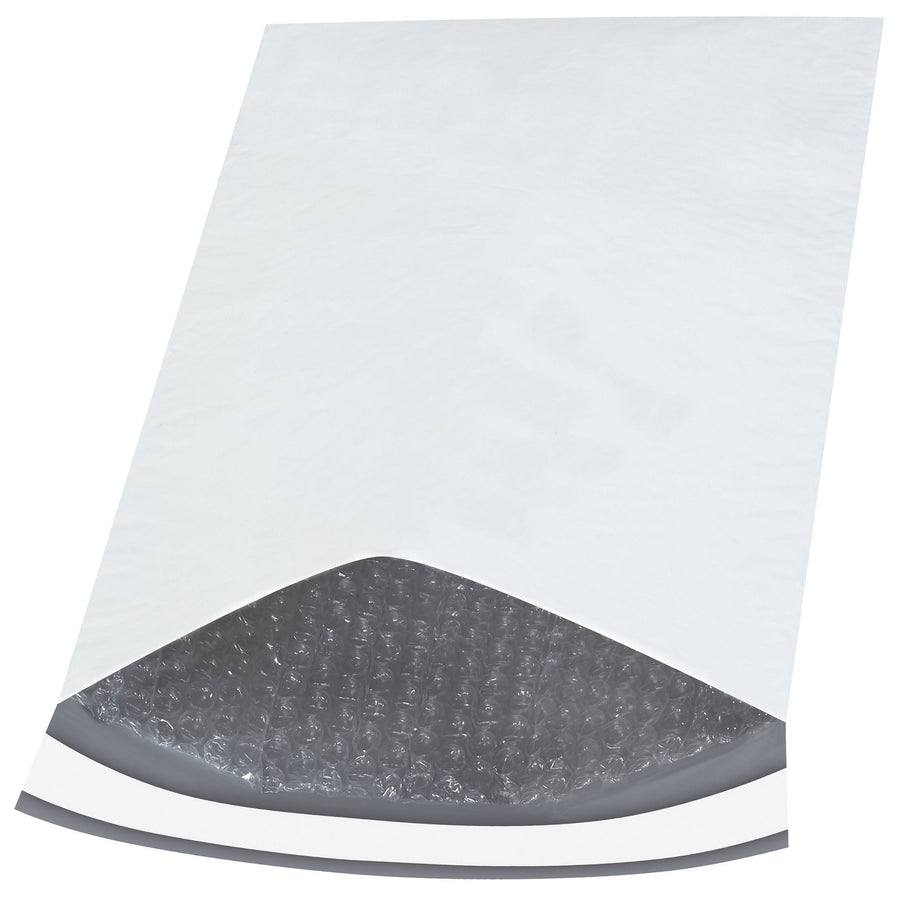 9.5x14.5 #4 2 Mil White Self-Seal Bubble Mailers 25-Pack B83425PK - alias listing