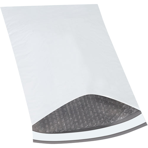 10.5x16 Bubble Lined Poly Mailers - Tear-Proof Self-Seal, Case of 100