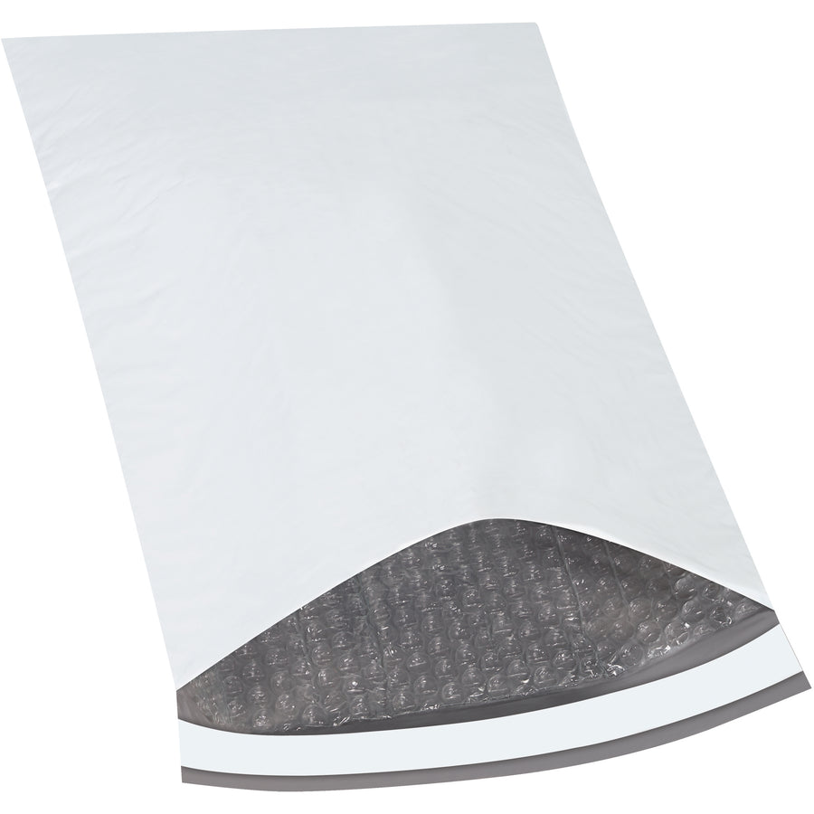 Protect fragile items with professional-grade 10.5x16 bubble lined poly mailers featuring 3/16" bubble cushioning and secure peel-and-seal closure. 2-mil polyethylene exterior resists moisture, tears, and tampering‚ideal for e-commerce packers shipping delicate goods. 100 mailers per case.