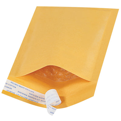 8x4 #000 Kraft Self-Seal Bubble Mailers 500/Case B851SS - alias listing