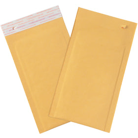 Protect fragile goods with minimal weight impact using our 4x8" kraft self-seal bubble mailers. Each case includes 250 mailers with 3/16" slip bubble lining, quick-tear strip, and recycled kraft exterior–ideal for e-commerce packers shipping lightweight, delicate items.