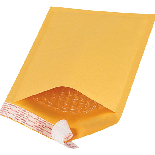 10x5 #00 Kraft Self-Seal Bubble Mailers 180/Case B852SSR - alias listing