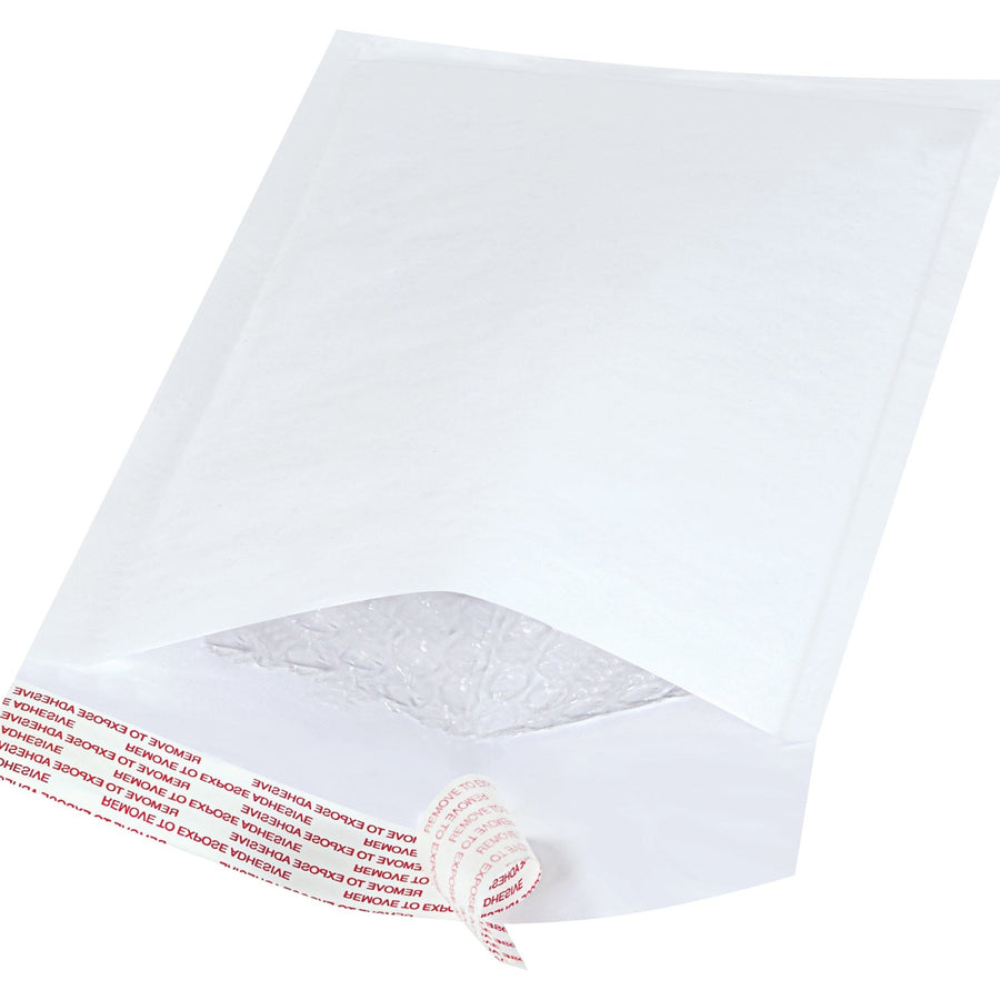 5x10 #00 White Self-Seal Bubble Mailers 25-Pack B852WSS25PK - alias listing