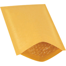 6x10" Kraft Heat-Seal Bubble Mailers #0 - Lightweight Protection, Case of 250