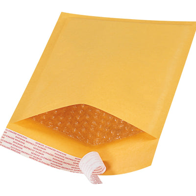 10x6 #0 Kraft Self-Seal Bubble Mailers 150/Case B853SSR - alias listing