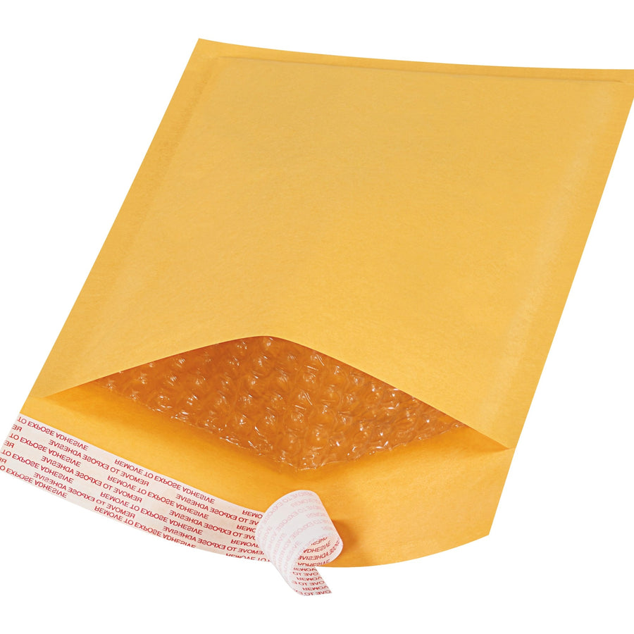 10x6 #0 Kraft Self-Seal Bubble Mailers 150/Case B853SSR - alias listing
