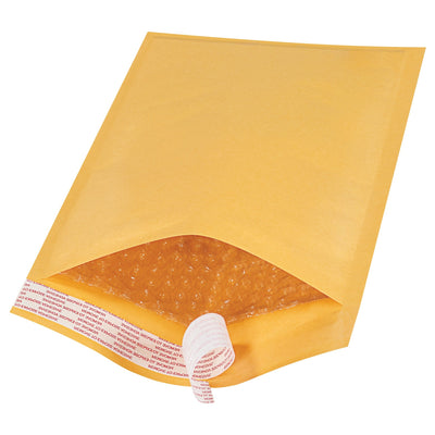 12x7.25 #1 Kraft Self-Seal Bubble Mailers 100/Case B854SS - alias listing
