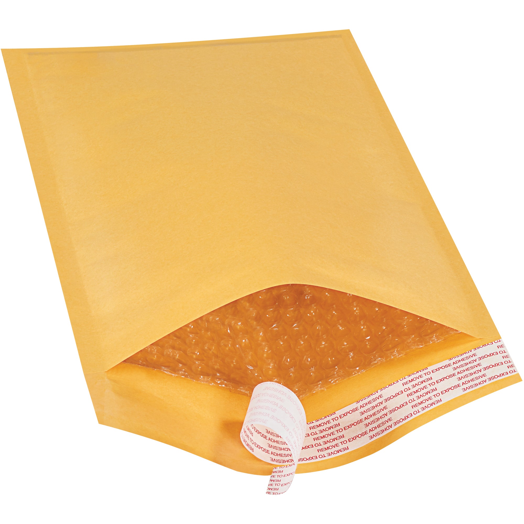 12x7.25 Kraft Self-Seal Bubble Mailers #1 - Lightweight Protection, Case/100