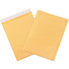 Protect fragile goods with professional-grade 7.25x12" kraft bubble mailers featuring a convenient tear strip and tamper-evident peel-stick seal. Pre-sized #1 mailers with 3/16" bubble lining provide reliable cushioning for small packages, jewelry, electronics, and documents. Ships 100 mailers per case.