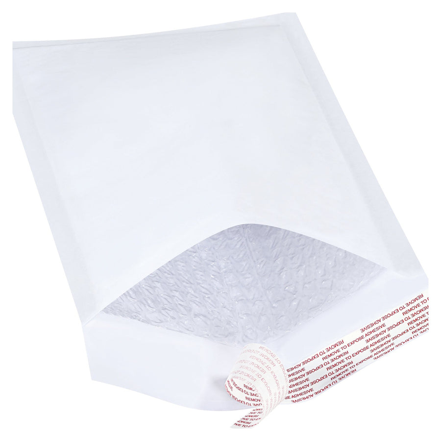 7.25x12 #1 White Self-Seal Bubble Mailers 25-Pack B854WSS25PK - alias listing