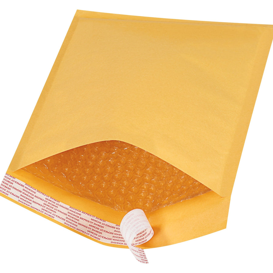 8.5x12 #2 Kraft Self-Seal Bubble Mailers 25-Pack B855SS25PK - alias listing