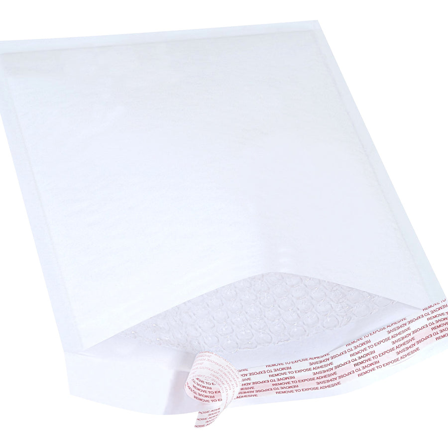 8.5x12 #2 White Self-Seal Bubble Mailers 25-Pack B855WSS25PK - alias listing