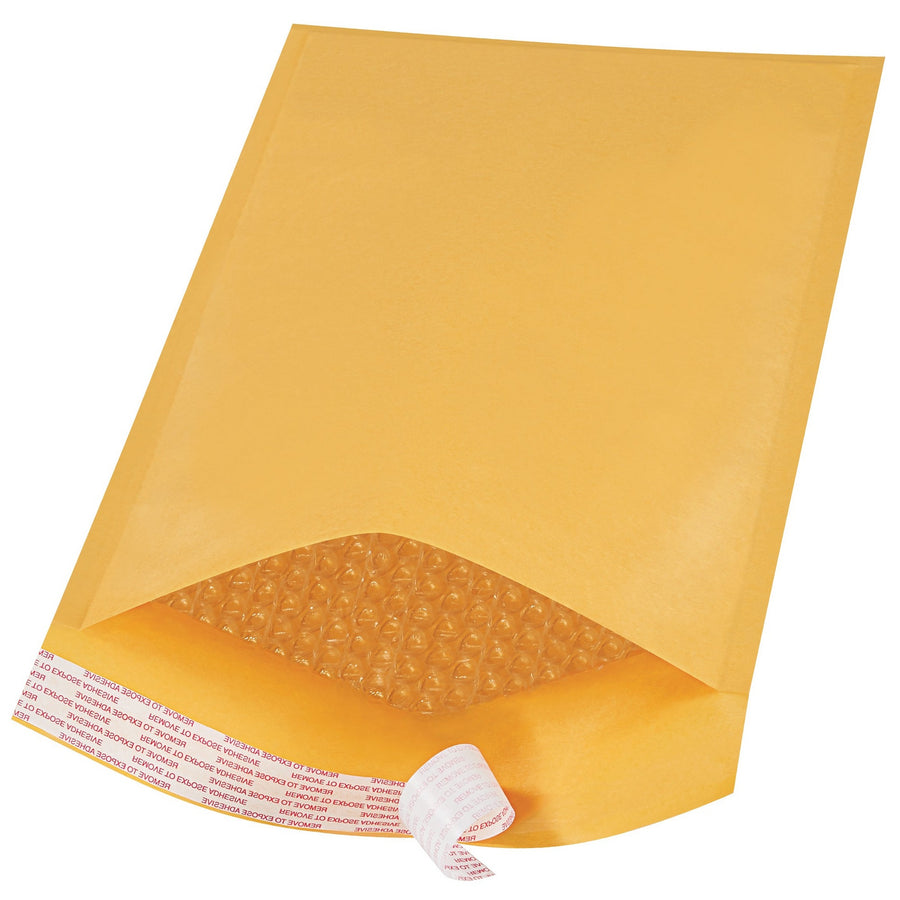 8.5x14.5 #3 Kraft Self-Seal Bubble Mailers 100/Case B856SS - alias listing