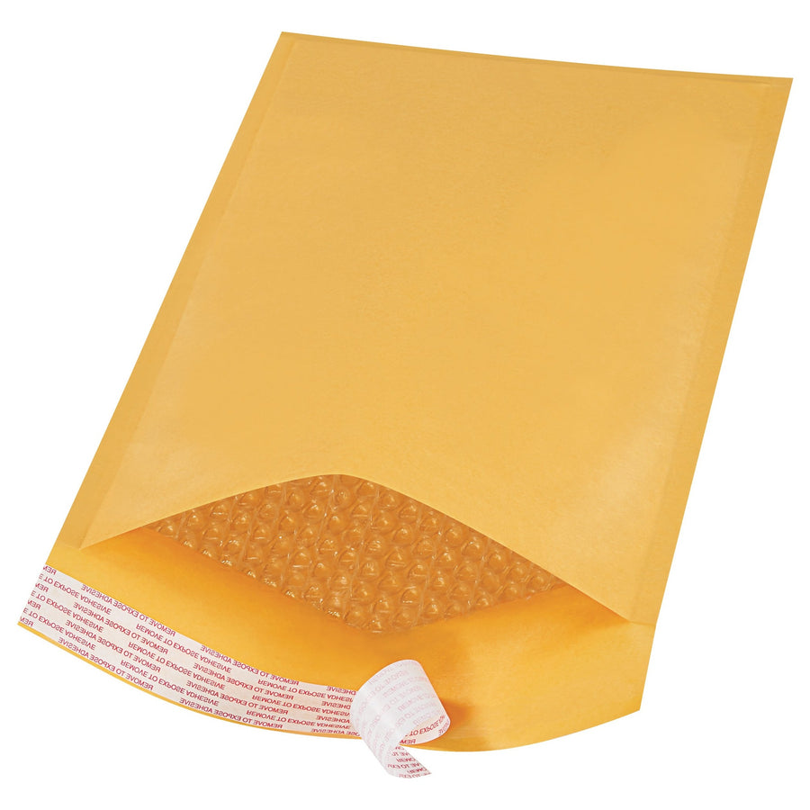 8.5x14.5 #3 Kraft Self-Seal Bubble Mailers 25-Pack B856SS25PK - alias listing