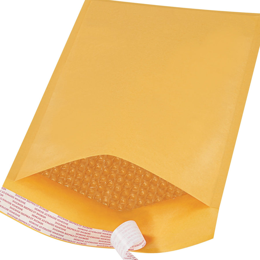8.5x14.5 #3 Kraft Self-Seal Bubble Mailers 70-Pack B856SSR - alias listing