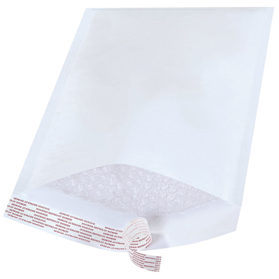 8.5x14.5 #3 White Self-Seal Bubble Mailers 25-Pack B856WSS25PK - alias listing