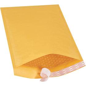 9.5x14.5" Kraft Self-Seal Bubble Mailers #4 - Lightweight Shipping Protection, Case of 100
