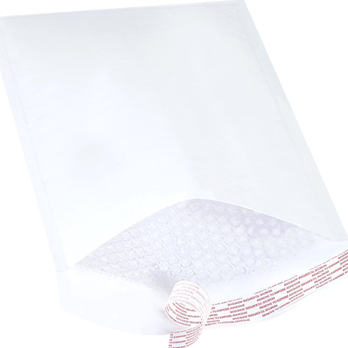 9.5x14.5 #4 White Self-Seal Bubble Mailers 100/Case B857WSS - alias listing