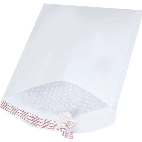 9.5x14.5 #4 White Self-Seal Tamper Evident Bubble Mailers 25-Pack B857WSS25PK - alias listing