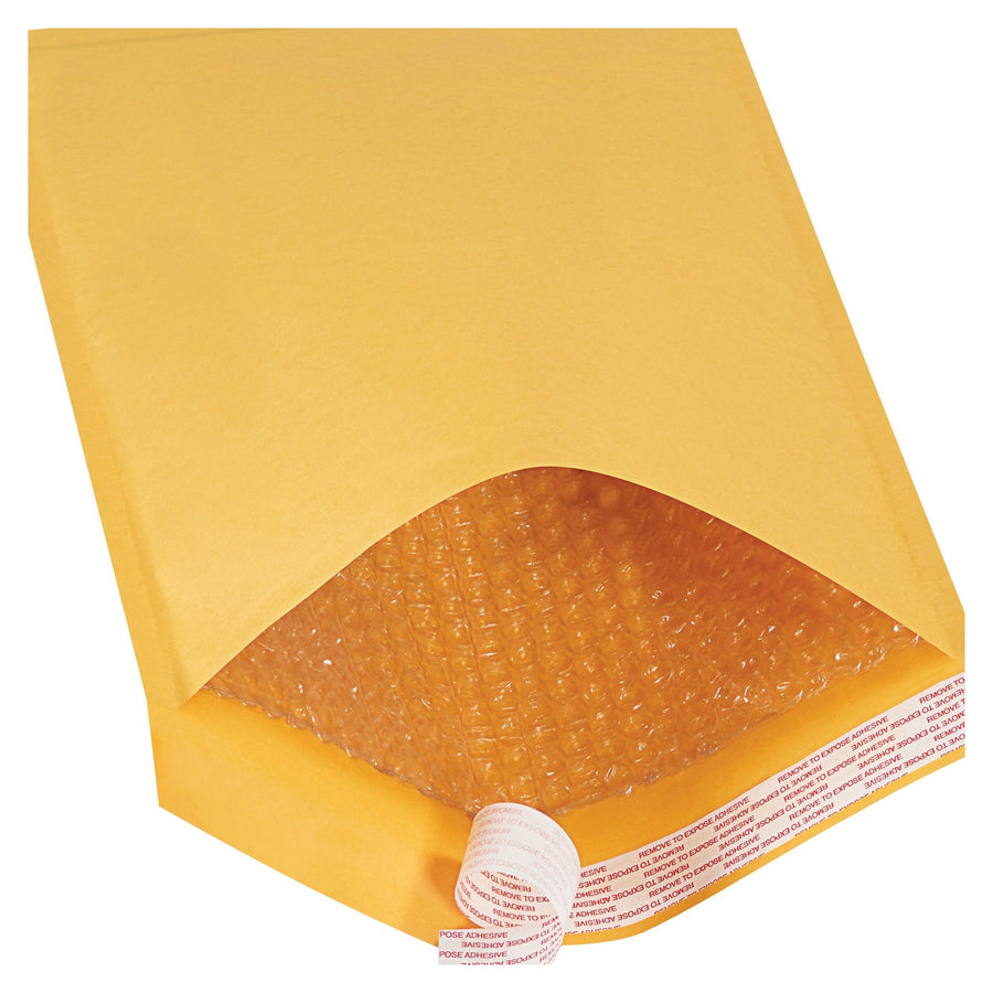 10.5x16 #5 Kraft Self-Seal Bubble Mailers 100/Case B858SS - alias listing