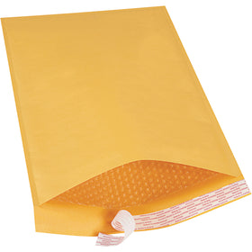 12.5x19" Kraft Bubble Mailers #6 Self-Seal - Case of 50