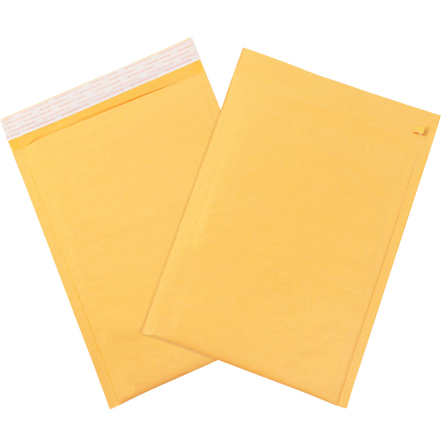 19x12.5" Kraft Bubble Mailers #6 Self-Seal Tear Strip - 50/Case