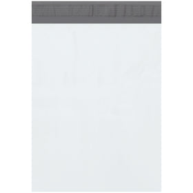 10x13 Self-Seal Poly Mailers 2.5 Mil White - 1000 Pack