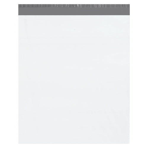 24x36 2.5 Mil White Self-Seal Tear Strip Poly Mailers 200/Case B913 - alias listing