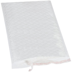 Jiffy Tuffgard Extreme® bubble lined poly mailers deliver twice the shock protection of standard mailers in a lightweight, cost-effective design. These 14.25x20" self-sealing white polyethylene envelopes feature 5/16" bubble cushioning and are ideal for shipping fragile electronics, phones, and jewelry. Case of 25 mailers ready to ship.
