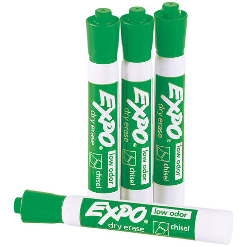 Professional-grade green dry erase markers with chisel tips designed for seamless compatibility with any dry erase board. Each case contains 12 markers, delivering reliable, cost-effective marking solutions for warehouses, offices, and logistics facilities. Bulk-friendly packaging ensures you're always stocked and ready.