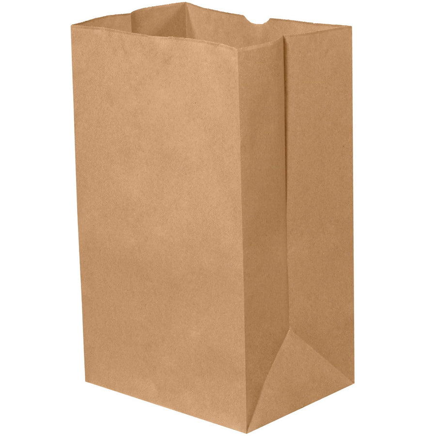 8 1/4 x 5 15/16 x 13 3/8 in 40 lb Kraft Gusseted Grocery Bags 500-Pack BGG118K - alias listing