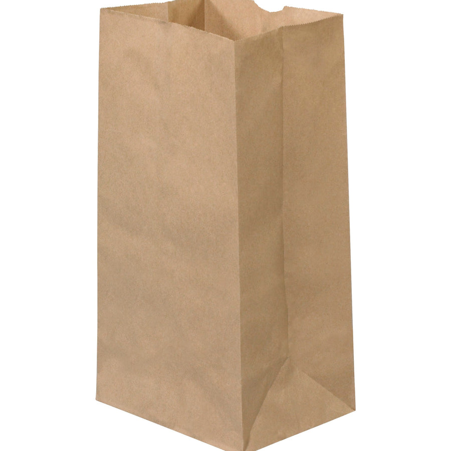 8 1/4 x 6 1/8 x 15 7/8 in Kraft Paper Gusseted Grocery Bags 500-Pack BGG119K - alias listing