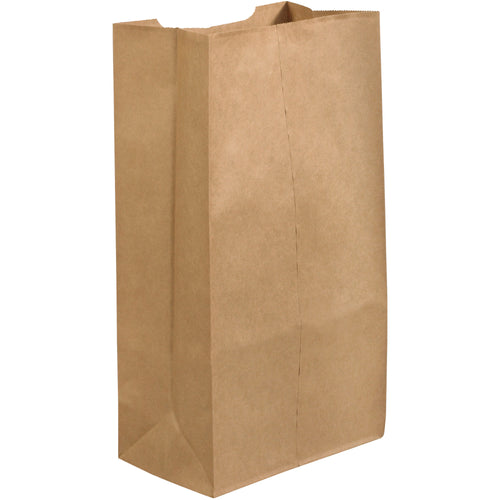 12x7x21.75 Kraft Paper Grocery Bags 66lb - Gusseted Retail Bags, Case of 250
