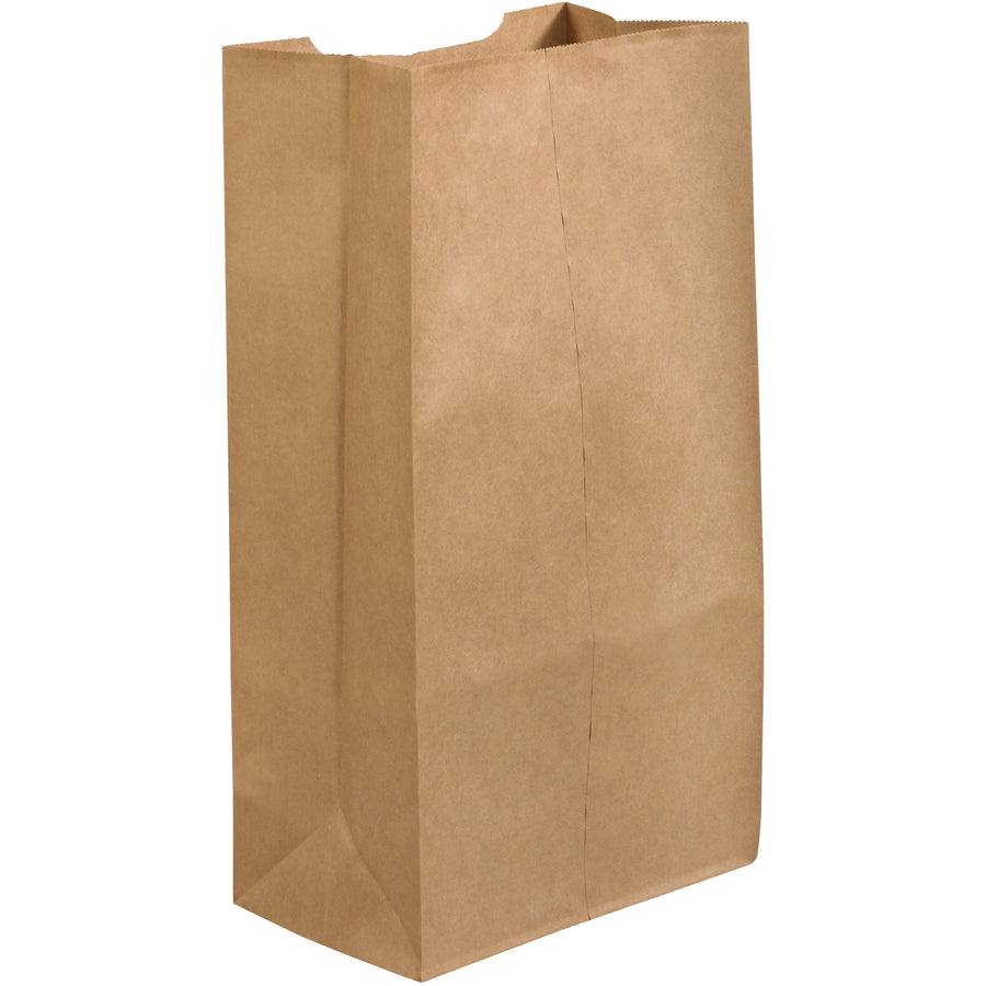 12x7x21.75 Kraft Paper Grocery Bags 66lb - Gusseted Retail Bags, Case of 250