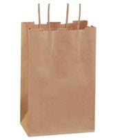 5.8x3.25x8.25 Kraft Shopping Bags 50-Pack BGG538250PK - alias listing